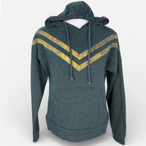 NFL Team Apparel Green Bay Packers Hoodie Womens Small Green Pullover Football